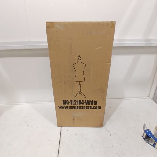 MEETINGHOME DRESS FORM MANNEQUIN - 58" - 67" - WHITE/BEIGE - (MODEL: MQ-FL2104-WHITE) image 2