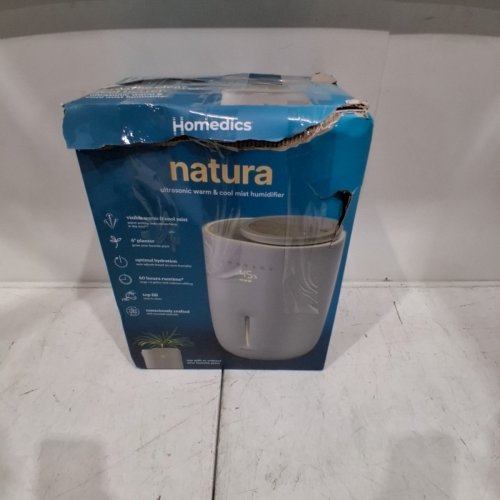 HOMEDICS NATURA ULTRASONIC COOL AND WARM MIST HUMIDIFIER - 120 V - 70W - TAUPE (MODEL: UHE-PL125) image 7