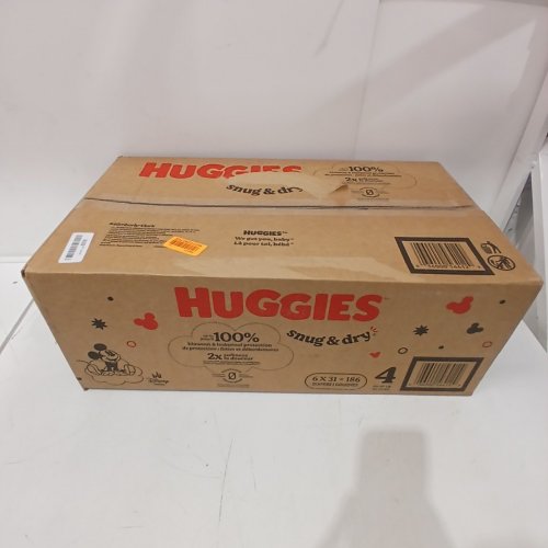 186PK HUGGIES SNUG AND DRY DIAPERS - SIZE 4 image 2