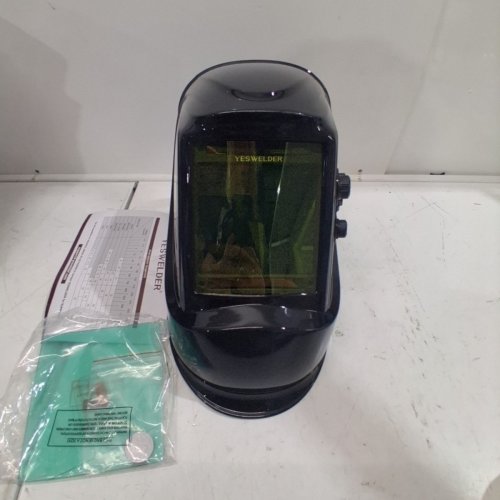 YESWELDER AUTO-DARKENING WELDING HELMET - MX-M FACE SHILED - BLACK (MODEL: LY800H) image 2