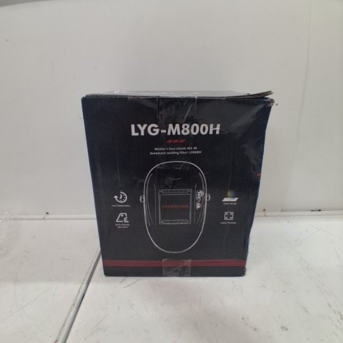 YESWELDER AUTO-DARKENING WELDING HELMET - MX-M FACE SHILED - BLACK (MODEL: LY800H) image 5