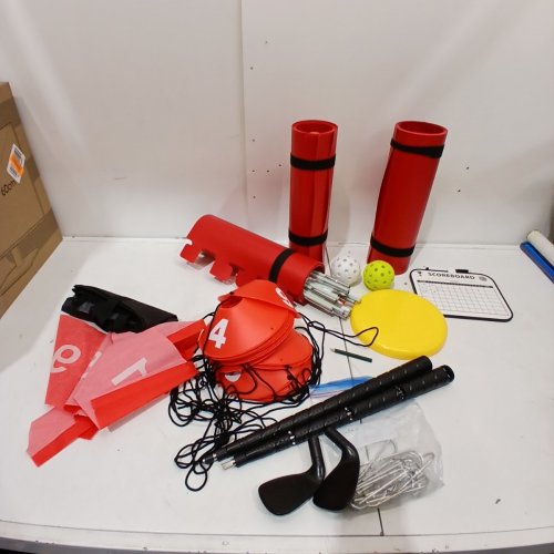 GOLF TOURNAMENT OUTDOOR GOLF SPORTS 9-HOLE BUCKET GOLF YARD GAME SET image 2
