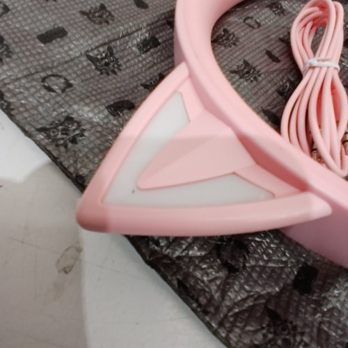 ONIKUMA ONITOON BLUETOOTH WIRELESS CAT EAR HEADSET WITH RGB LIGHTS - PINK (MODEL: B90) image 5