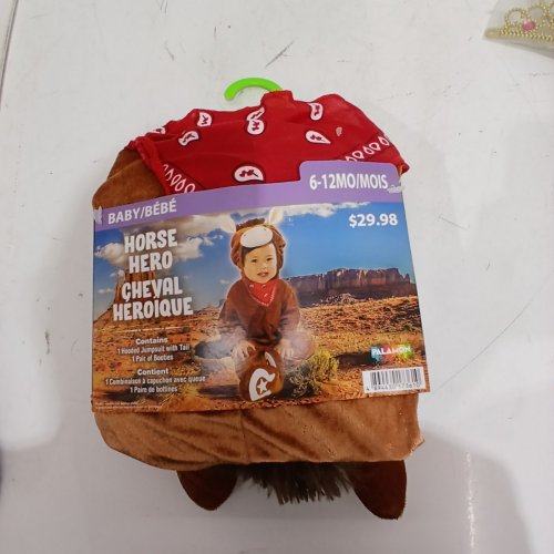 BABY PALAMON HORSE HERO COSTUME - 6-12 MONTHS - BROWN image 2