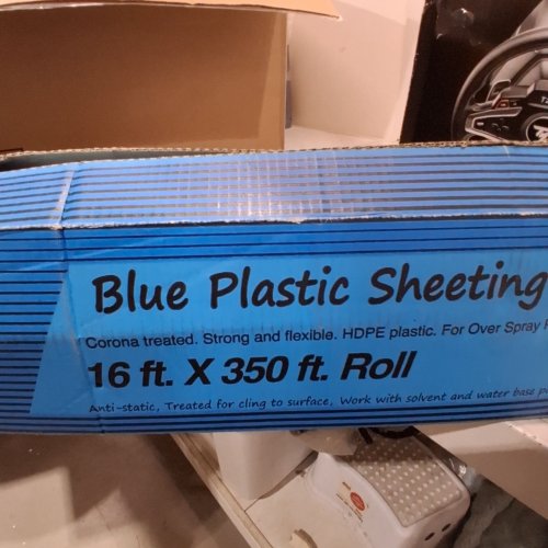 MAXIFILM BLUE PLASTIC SHEETING - 16FT X 350 FT ROLL- (MODEL: 8999) image 2