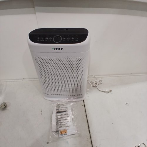 TEBILD AIR PURIFIER WITH WASHABLE PRE-FILTERS - COVERS UP TO 3000SQFT - WHITE (MODEL: ZX001) image 3