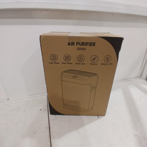 TEBILD AIR PURIFIER WITH WASHABLE PRE-FILTERS - COVERS UP TO 3000SQFT - WHITE (MODEL: ZX001) image 6