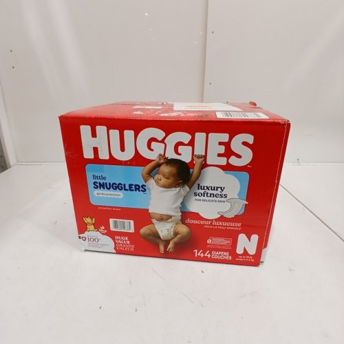 144PK HUGGIES DISNEY BABY LITTLE SNUGGLERS BABY DIAPERS - SIZE NEWBORN (UP TO 10LB) - DISNEY WINNIE THE POOH (MODEL: 55737-N) image 2