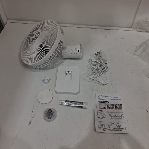 WALL MOUNTED OSCILLATING FAN - 8" - WHITE (MODEL FW1) image 3