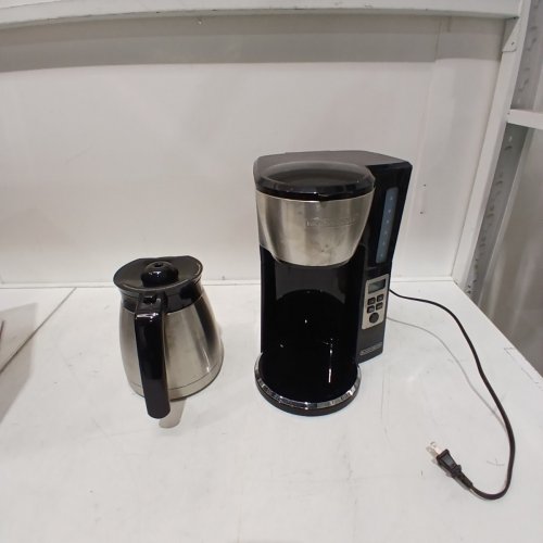 BLACK AND DECKER PROGRAMMABLE COFFEE MAKER - 12-CUP THERMAL CARAFE - STAINLESS STEEL/BLACK (MODEL: CM2046SC) image 6
