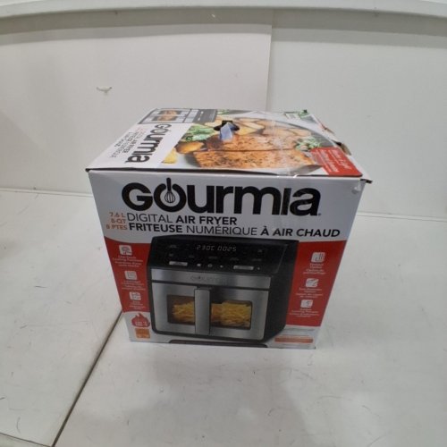 GOURMIA DIGITAL WINDOW AIR FRYER WITH 7 ONE-TOUCH COOKING FUNCTIONS - 8QT - BLACK (MODEL: GAF858/6232432) image 7