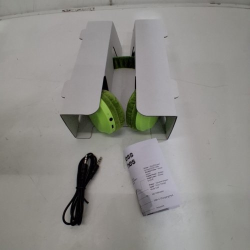 KIDS GEMS ANIMAL FIGURAL WIRELESS HEADPHONES - GREEN - FROGGY image 3