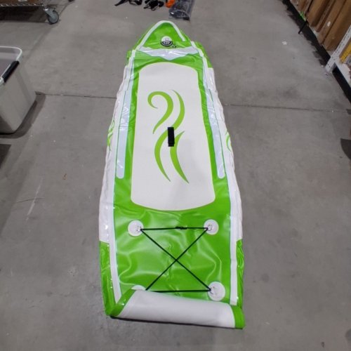 NAIPO STAND-UP INFLATABLE PADDLE BOARD - 10FT - GREEN/WHITE - (MODEL: SUP-LJS305G) image 3