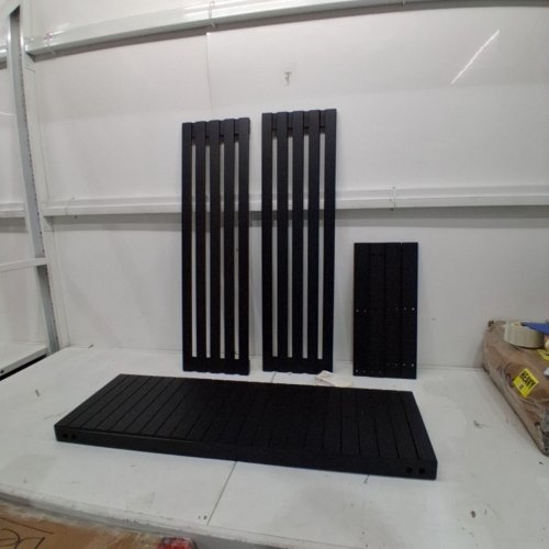 SONGMICS 3 TIER BAMBOO SHOE RACK ORGANIZER - 11.29" X 35.43" X 17.83" - BLACK (MODEL:LBS090B33) image 6