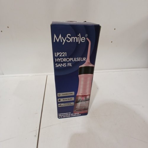 MYSMILE SELF CLEANING CORDLESS WATER FLOSSERS FOR TEETH - 355ML - PINK - (MODEL:LP221) image 2