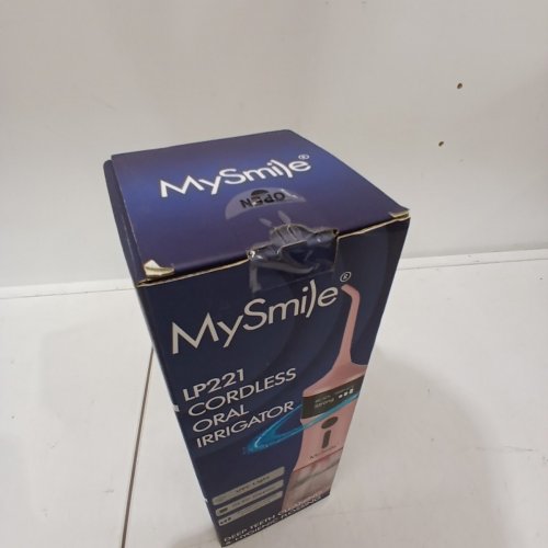 MYSMILE SELF CLEANING CORDLESS WATER FLOSSERS FOR TEETH - 355ML - PINK - (MODEL:LP221) image 3