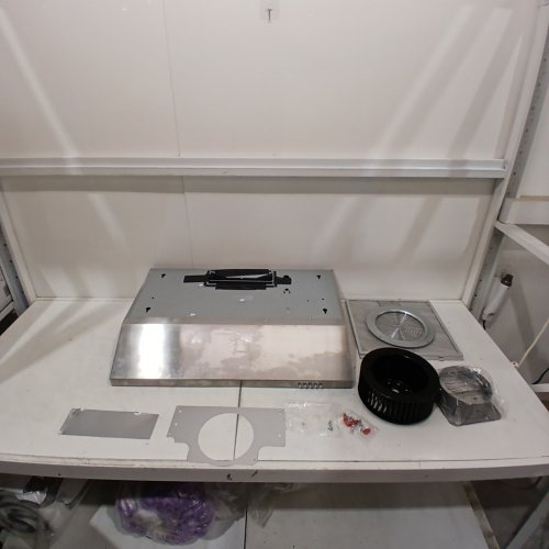 OVO WALL MOUNT RANGE HOOD VENT WITH 3 SPEED EXHAUST FAN - 31" - SILVER (MODEL: OV-1005-RIC) image 3