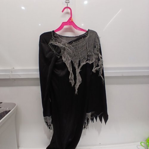 BOYS PARTYHOLIC ZOMBIE REAPER COSTUME - OSFM - BLACK image 2