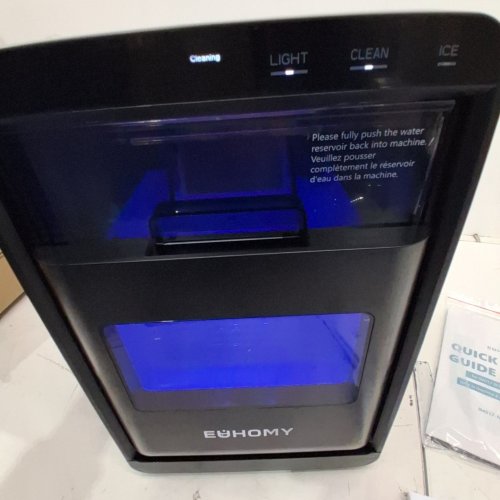EUHOMY SELF-CLEANING COUNTERTOP NUGGET ICE MAKER - 40 LBS/24H - STAINLESS STEEL (MODEL: IM017-NBL-CAEH) image 2