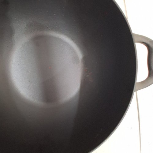 3PC TRAMONTINA PRE-SEASONED CAST IRON SET - 7QT (11") - BLACK (MODEL : 1901865) image 5