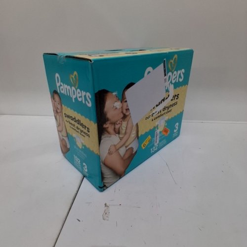 132PK PAMPERS SWADDLERS DIAPERS - SIZE 3 (1326LB) image 2