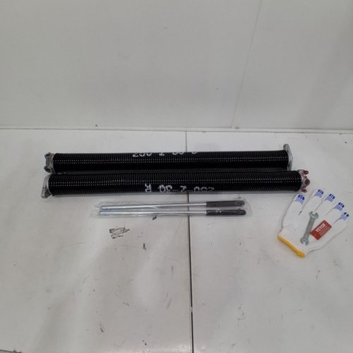2PK VEVOR ELECTROPHORESIS COATED GARAGE DOOR TENSION SPRINGS - 0.25" WIRE - 30" X 2" - BLACK - (MODEL: GZ-30) image 2