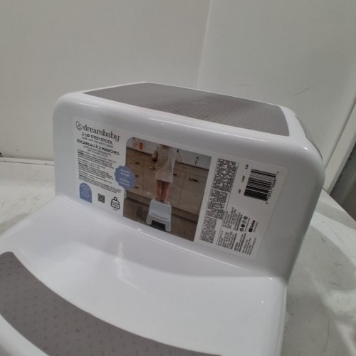 DREAM BABY 2 UP TODDLER STEP STOOL - GREY/WHITE image 4
