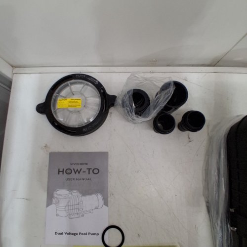 VIVOHOME SELF-PRIMING IN/ABOVE GROUND SWIMMING POOL PUMP - 6800GPH - BLACK (MODEL: HBP1500) image 4