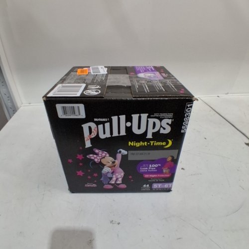 44PK GIRLS HUGGIES NIGHT-TIME PULL UPS - 5T - 6T, 40 - 60LBS - MINNIE MOUSE image 2