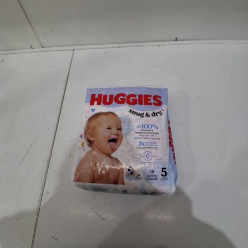 28PK HUGGIES SNUG & DRY DISPOSABLE DIAPERS - SIZE 5 - BABY MICKEY MOUSE image 2