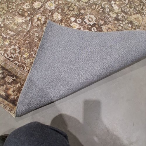 HUGEAR WASHABLE SOFT AESTHETIC AREA RUG - 5FT X 7FT - BROWN image 3