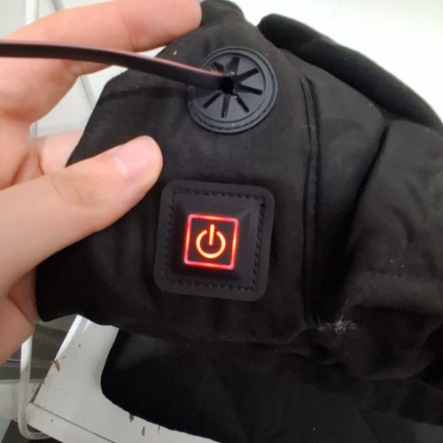 TCUDCKI FOLDABLE MEMORY FOAM HEATED SEAT CUSHION - 3 LEVEL HEATING - BLACK image 2