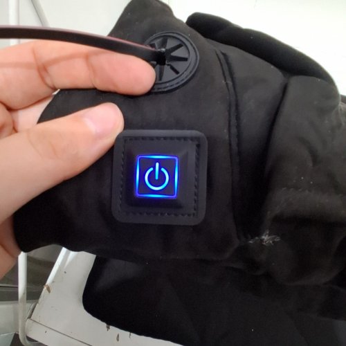TCUDCKI FOLDABLE MEMORY FOAM HEATED SEAT CUSHION - 3 LEVEL HEATING - BLACK image 3