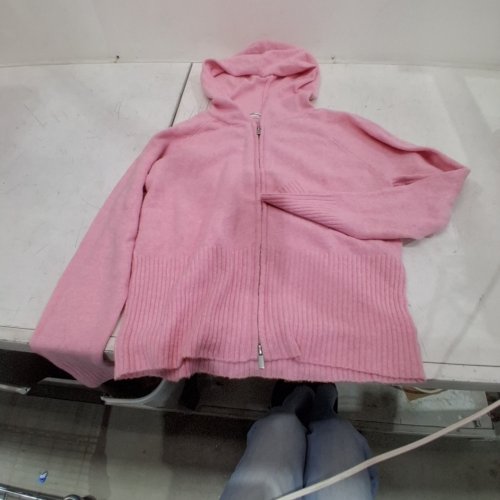 WOMAN'S A NEW DAY LIGHTWEIGHT ZIP UP SWEATER - LARGE - PINK image 2