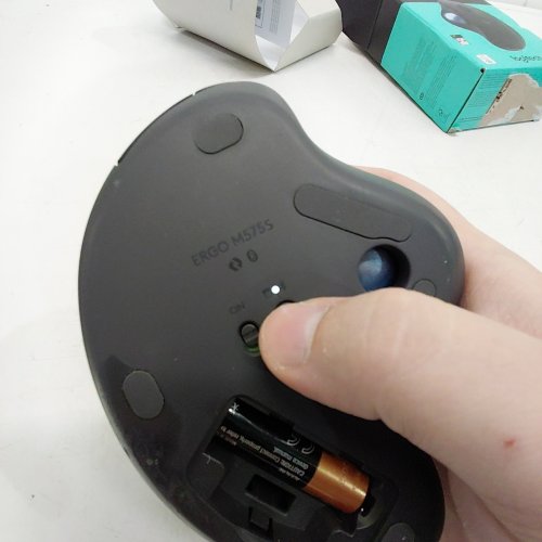 LOGITECH ERGO M575S WIRELESS TRACKBALL MOUSE FOR MAC/WINDOWS - BLACK (MODEL: 810-009169) image 2
