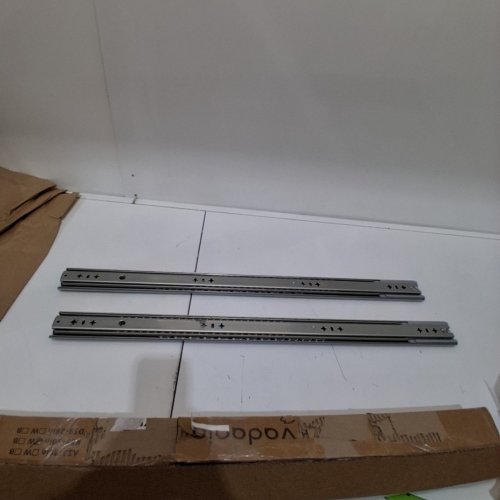 2PK VADANIA HEAVY DUTY FULL EXTENSION BALL BEARING DRAWER SLIDE - 30" - SILVER image 3