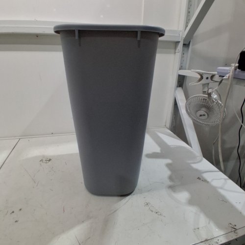 RUBBERMAID RECTANGULAR WASTEBASKET TRASH CAN - 41 QT/10.25 GAL - GREY (MODEL: FG295700BLA) image 2