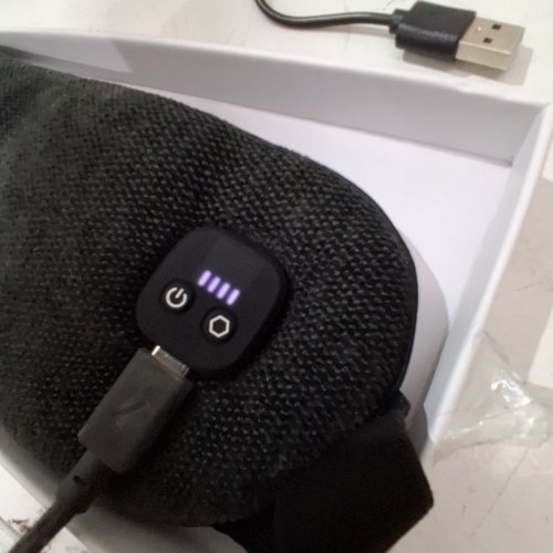 TELEPEPE RECHARGEABLE HEATED EYE MASK - 1000MAH, 4 TEMPERATURE SETTINGS - BLACK (MODEL: TE-HE720) image 2