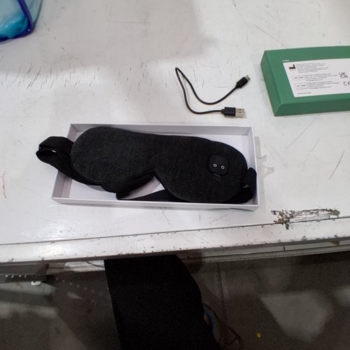 TELEPEPE RECHARGEABLE HEATED EYE MASK - 1000MAH, 4 TEMPERATURE SETTINGS - BLACK (MODEL: TE-HE720) image 3