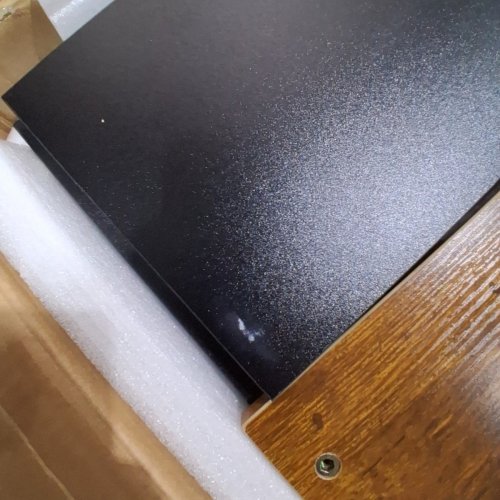 L SHAPED COMPUTER OFFICE DESK - BLACK/BROWN (MODEL:C115157215) image 3