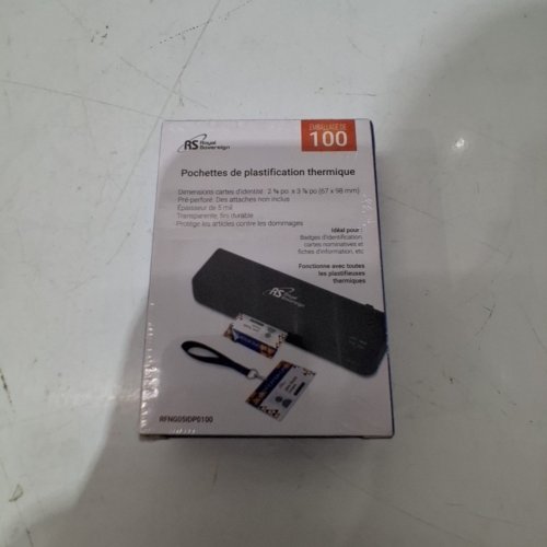 100PK ROYAL SOVEREIGN THERMAL LAMINATING POUCHES ID BADGE SIZE - 2 5/8" X 3 7/8" (MODEL: RFNG05IDP0100) image 2