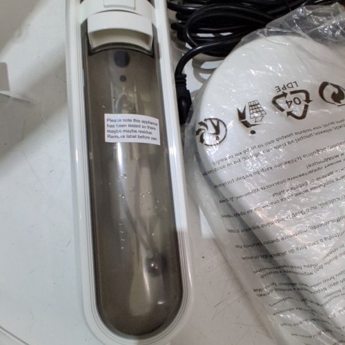 LIVATRO MOTORIZED RIOTATING STEAM MOP - 1300W - 500 ML - WHITE (MODEL: LVT-STEAMMOP-001) image 5