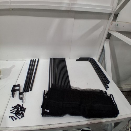WHITMOR OVER THE-DOOR SHOE RACK WITH MESH SHELVES - 36 PAIR - BLACK (MODEL: 6037-7037-GM-SIOC) image 2