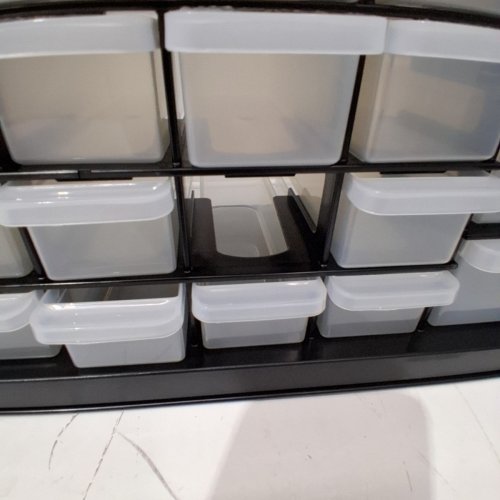 IRIS USA 26 DRAWER PLASTIC HARDWARE CABINET - BLACK (MODEL: DPC-26) image 3