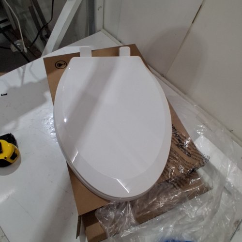AMERICAN STANDARD CADET ELONGATED CLOSED-FRONT TOILET SEAT WITH SOFT CLOSE - WHITE (MODEL: 5503A00B.020) image 2