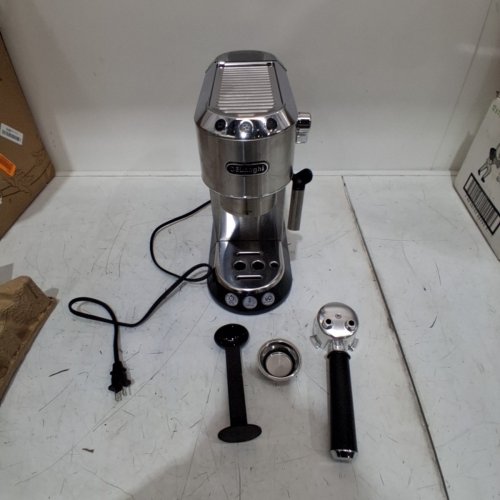 DELONGHI DEDICA 15-BAR ESPRESSO & CAPPUCCINO MAKER - STAINLESS STEEL (MODEL#: EC680M) image 3