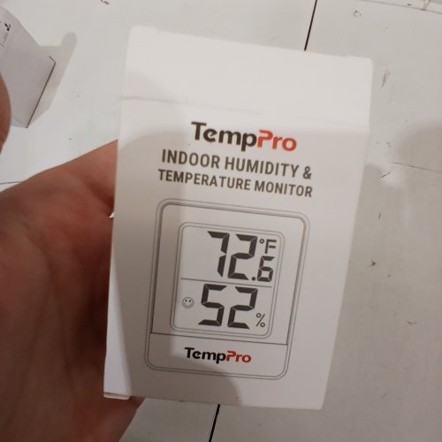 TEMPPRO INDOOR HUMIDITY & TEMPERATURE MONITOR - WHITE image 2