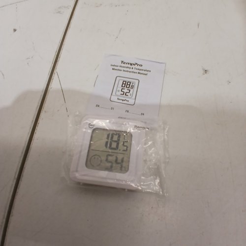 TEMPPRO INDOOR HUMIDITY & TEMPERATURE MONITOR - WHITE image 3