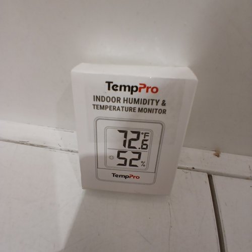TEMPPRO INDOOR HUMIDITY & TEMPERATURE MONITOR - WHITE image 4