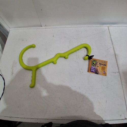 GOFIT DEEP TISSUE MUSCLE MASSAGE HOOK TOOL TRIGGER POINT 13" -LIME GREEN image 2
